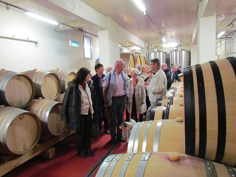 VISITE De La CAVE ROI DAGOBERT Capitaine Cazaux 1974 1975